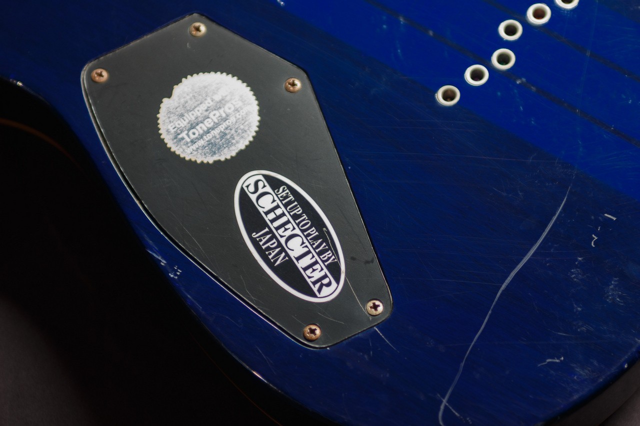 SCHECTER C-1 Classic “See-Thru Blue” (no260713)
