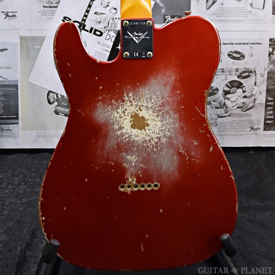 Fender Custom Shop 1961 Telecaster Heavy Relic Aged Candy Electric Guitar