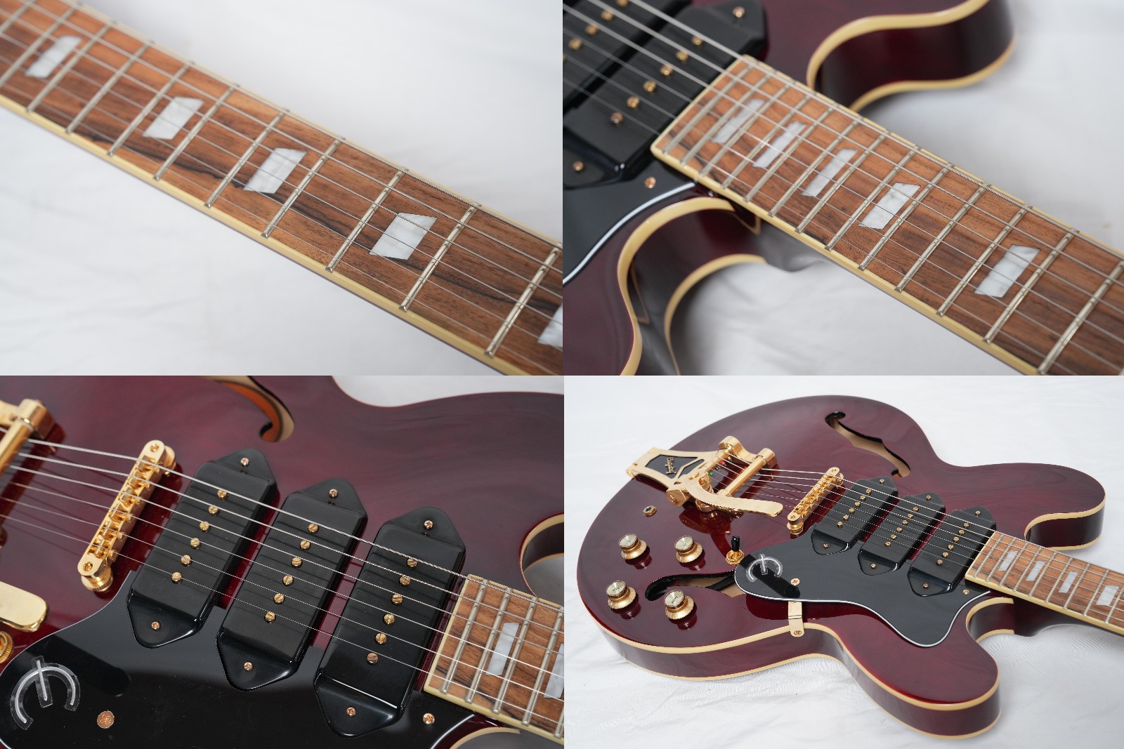 Epiphone Riviera P93 WR Semi-Acoustic Guitar wP-90,Bigsby Excellent Condition