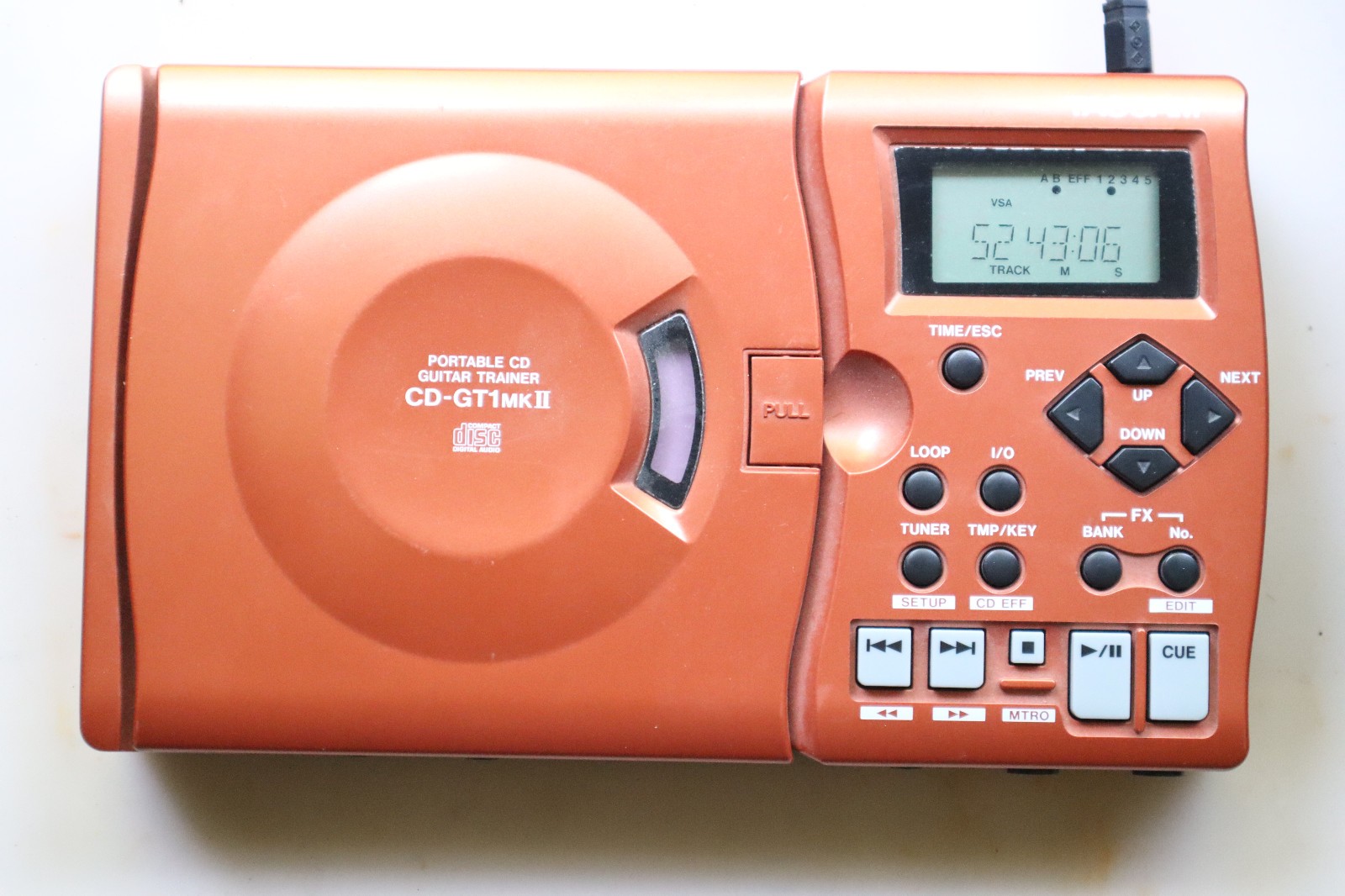 TASCAM Portable CD Guitar Trainer CD-GT1 MKII W/ Power Supply Working