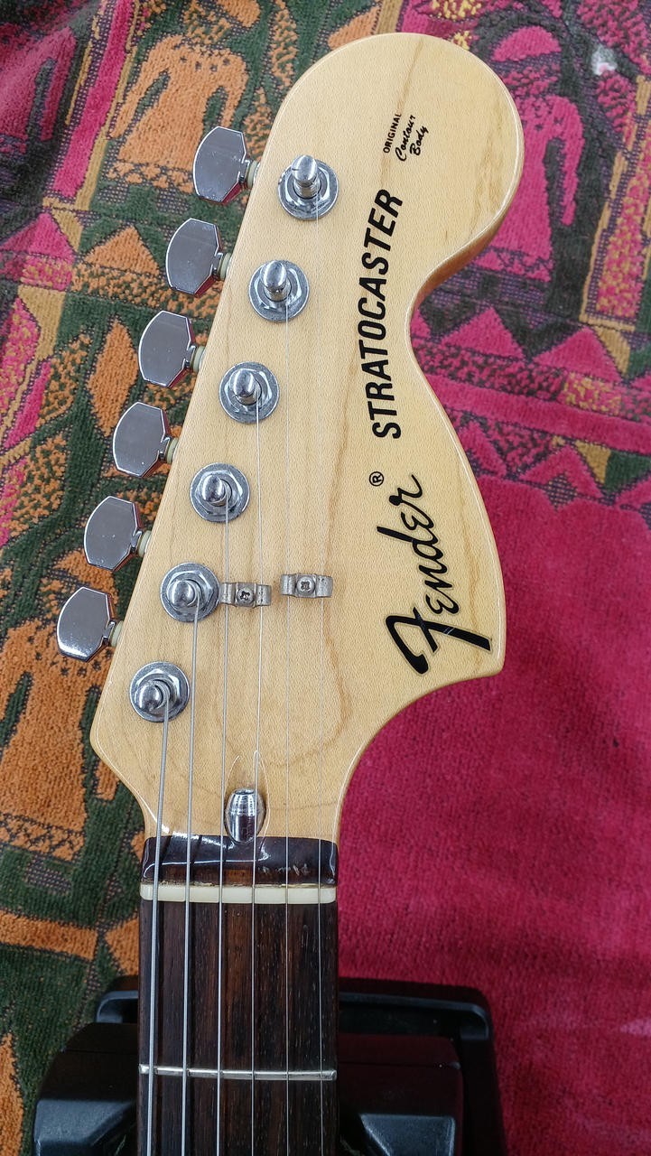 Fender Japan Stratocaster Guitar ST72-US Olympic White Large Head
