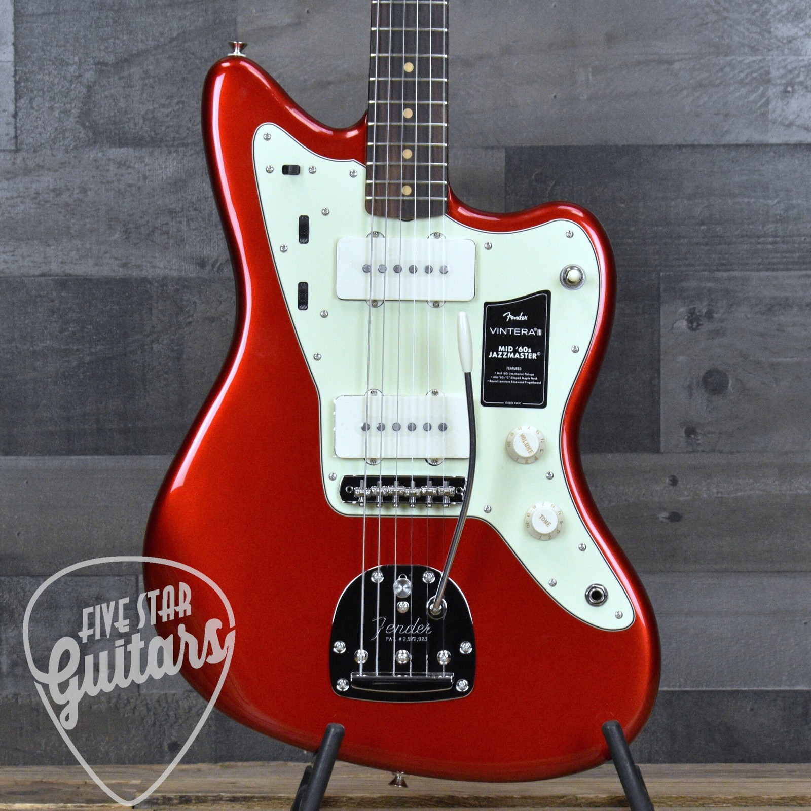 Fender Vintera III Mid 60s Jazzmaster – Candy Apple Red with Gigbag