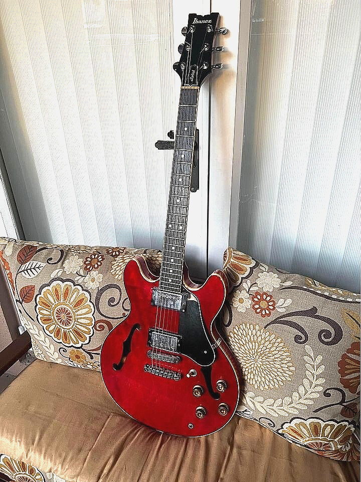 Used Ibanez 1981 MIJ Artist AS-50 Semi Hollow + tuners grover, dimarzio pickup