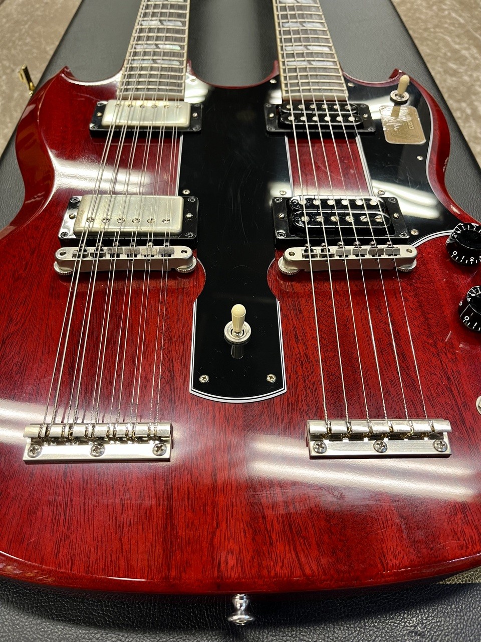 Used Gibson CS Japan LTD Run Mid 60’s EDS-1275 Double Neck VOS Faded Cherry 2017