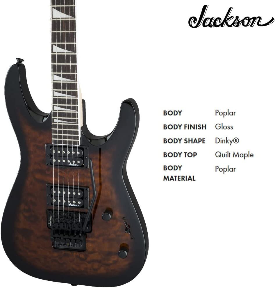 Jackson JS Series Dinky Arch Top JS32Q Dark Sunburst