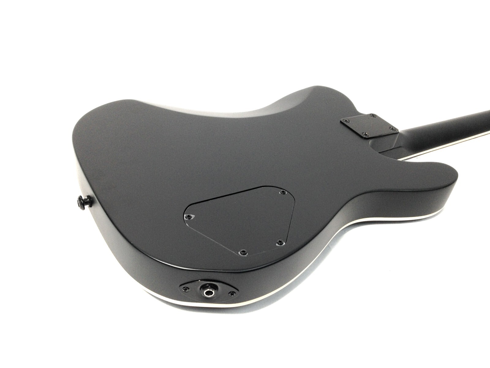 Haze Left-Handed Semi-Hollow Body Electric Guitar,All-Matt-Black+Gig Bag.501LHBK