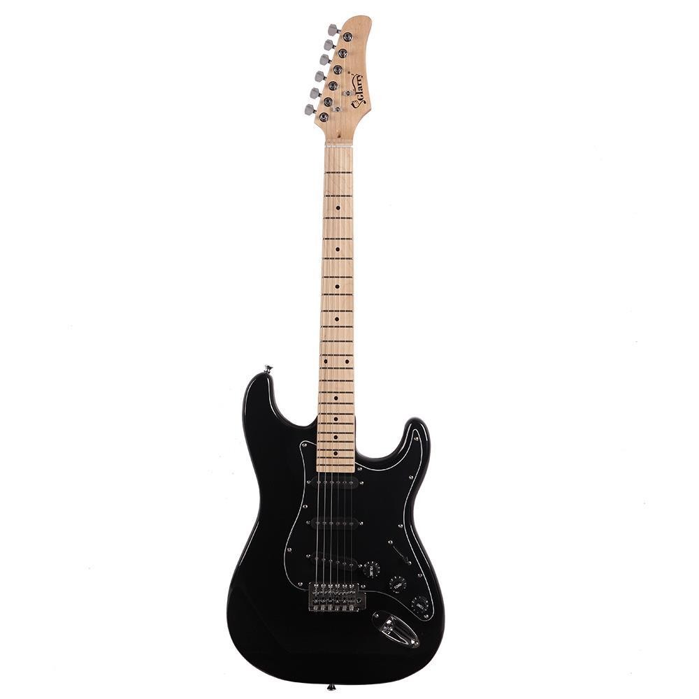 Glarry ST 22 Frets Burning Fire 6 Strings Basswood Electric Guitar Kit