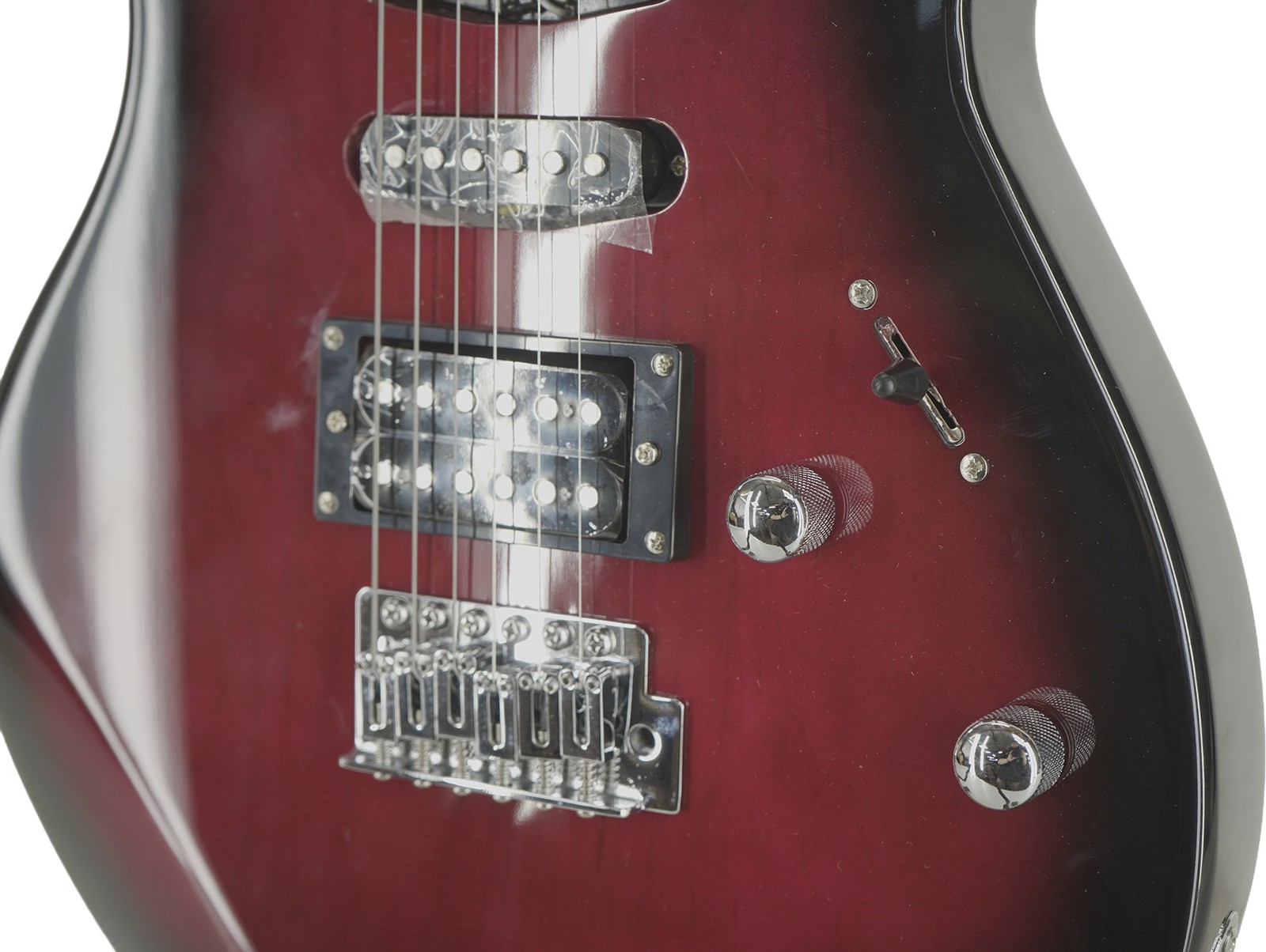 Rogue RR100 Rocketeer Electric Guitar – Wine Burst