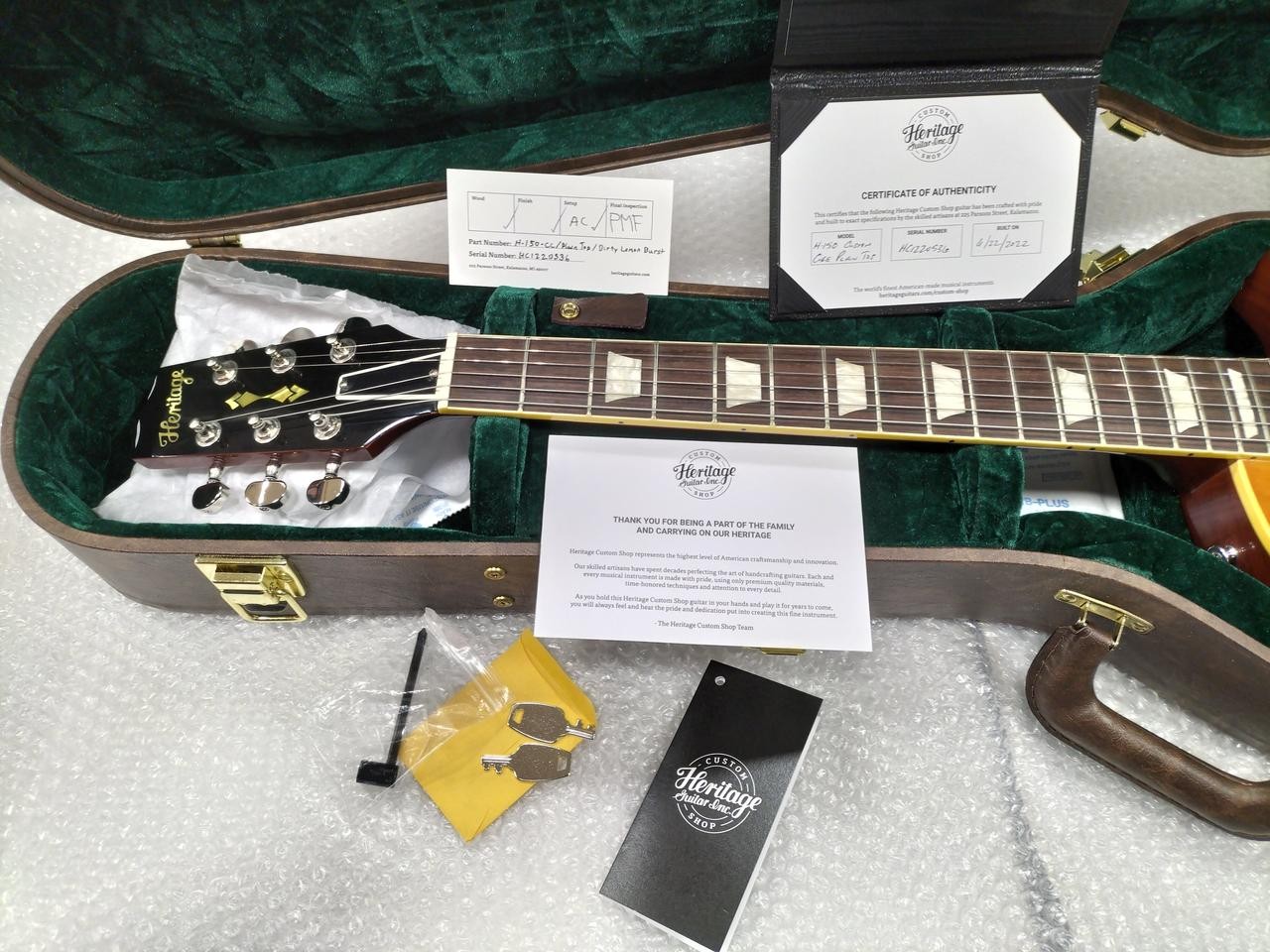 THE HERITAGE CC ORE H-150 Electric Guitar