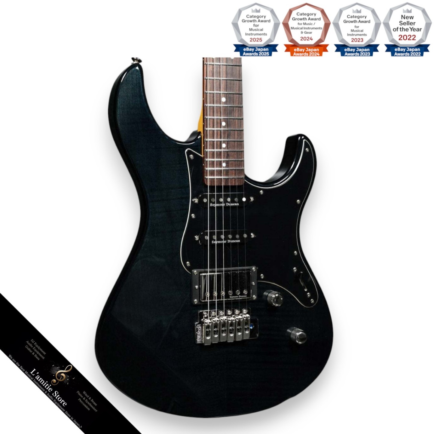 YAMAHA Pacifica PAC612VIIFM Electric Guitar Seymour Duncan Pickup Wilkinson Bri