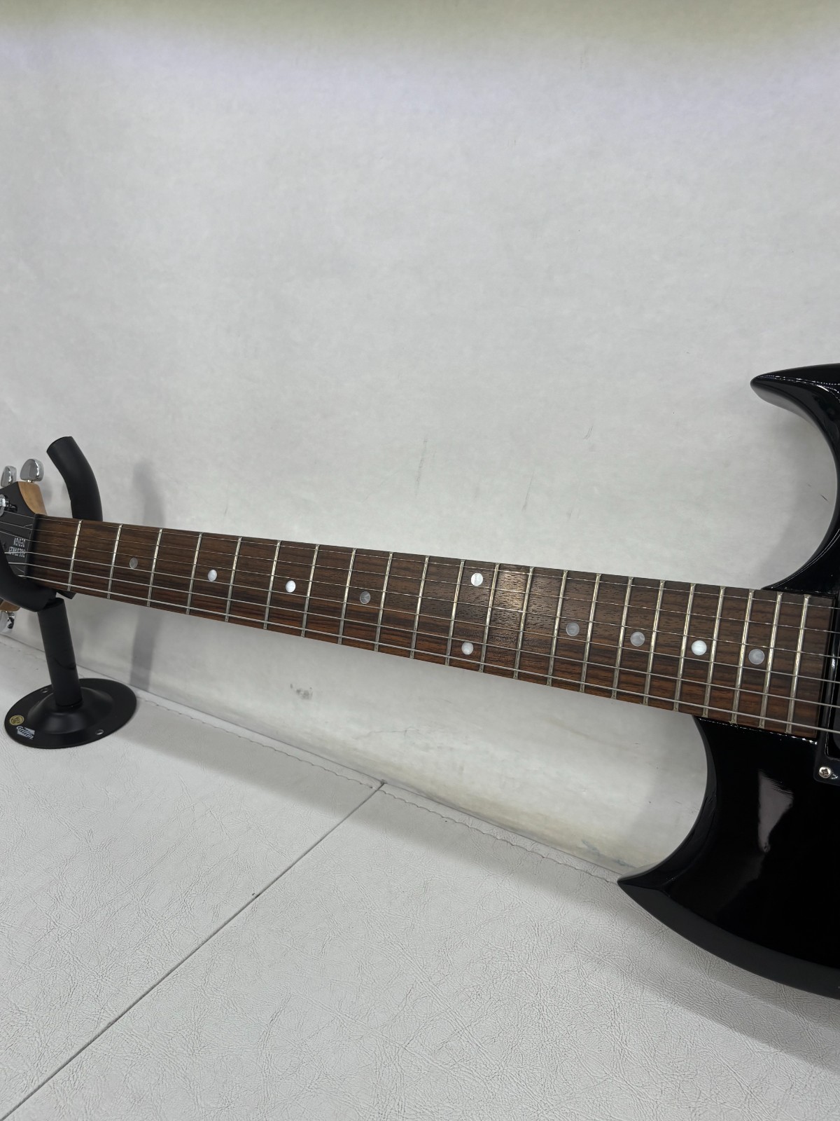 Signed Lyon by Washburn PAUL STANLEY Design Black Electric Guitar with Case