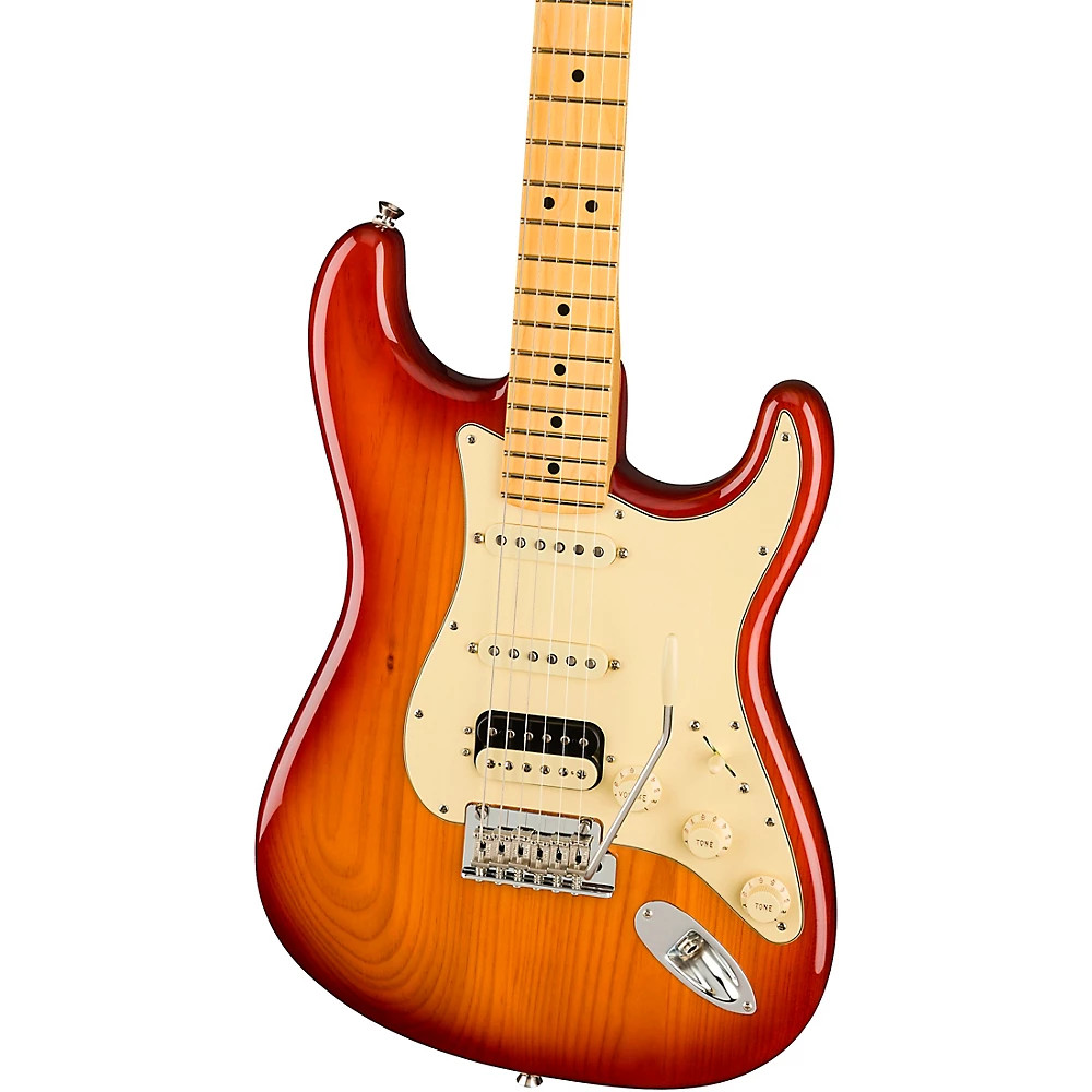 Fender American Professional II Roasted Pine Stratocaster HSS Guitar Sienna Brst