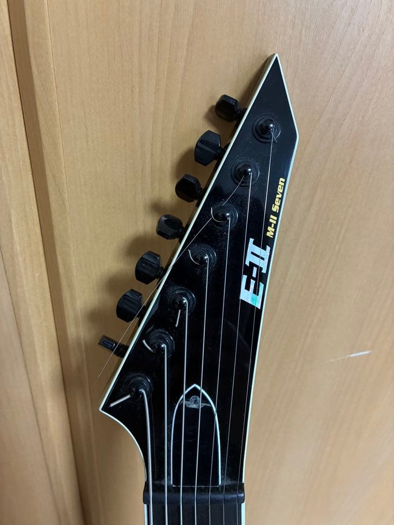 E-II M-II SEVEN NT BK Electric Guitar Black 7 String Excellent Used