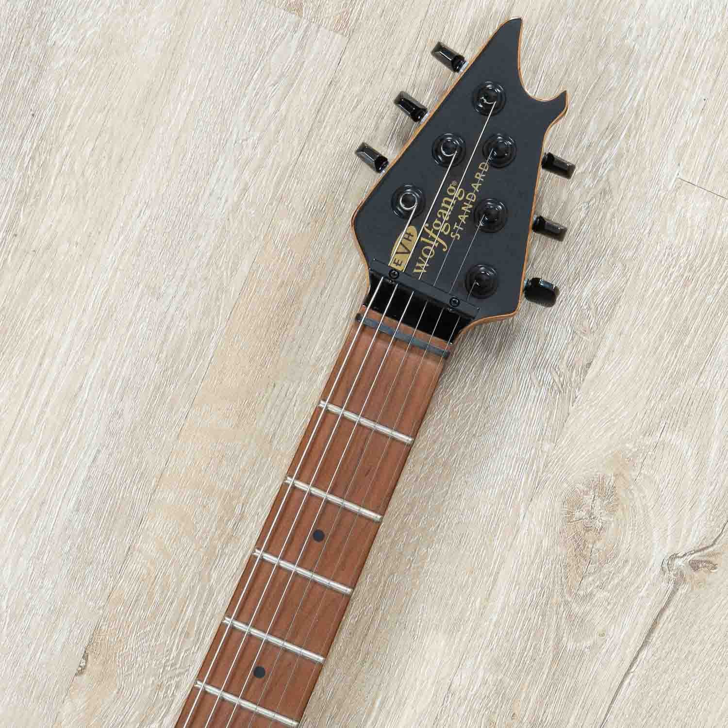 EVH Wolfgang Standard T.O.M. Guitar, Baked Maple Neck, Sea Foam Pearl Metallic