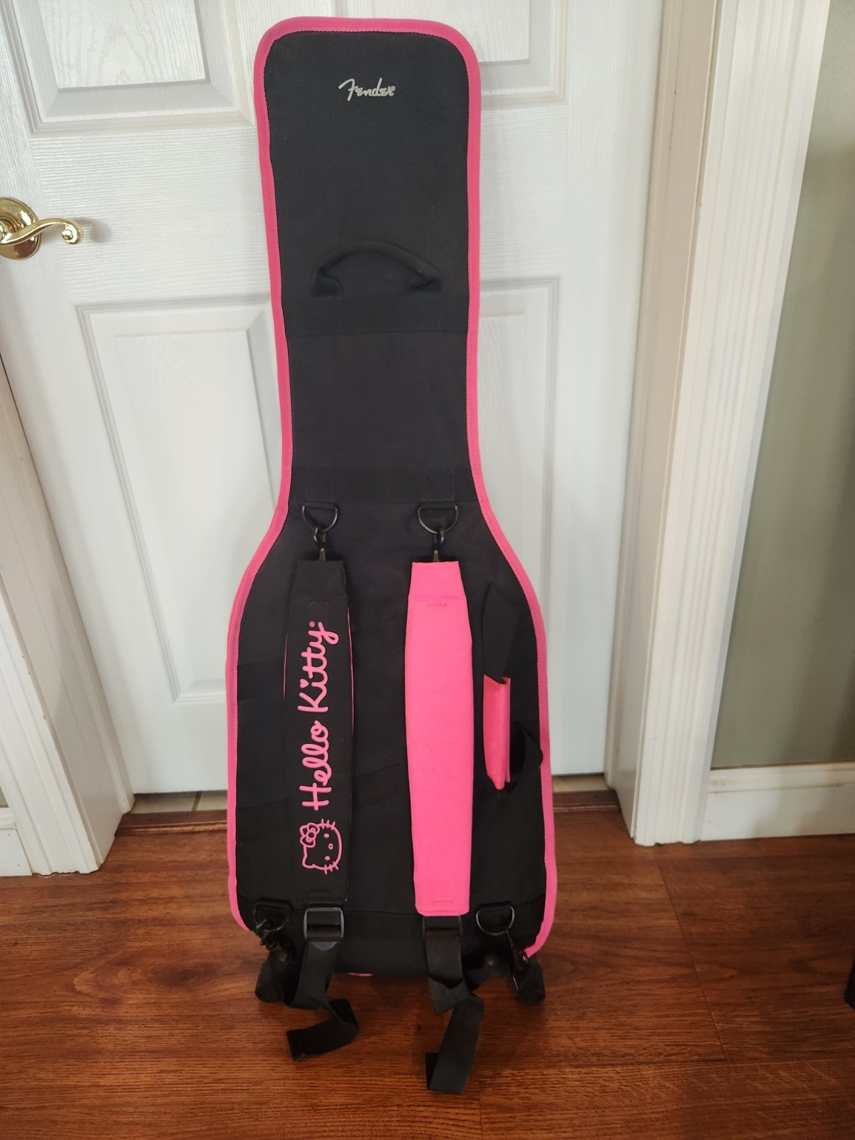 2006 Fender Squier Mini Hello Kitty Electric Guitar with strap and case