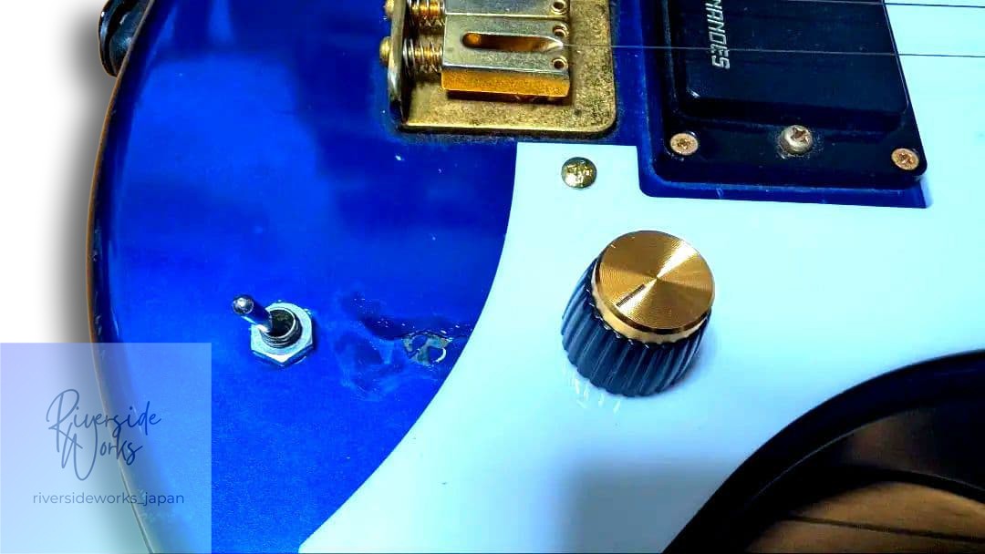 Rare FERNANDES Zo-3c Blue Guitar See Description