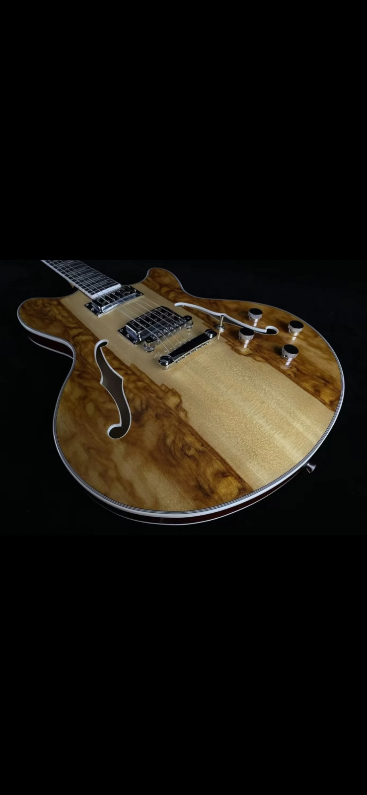 Chill Cat Spalted Maple Electric Guitar