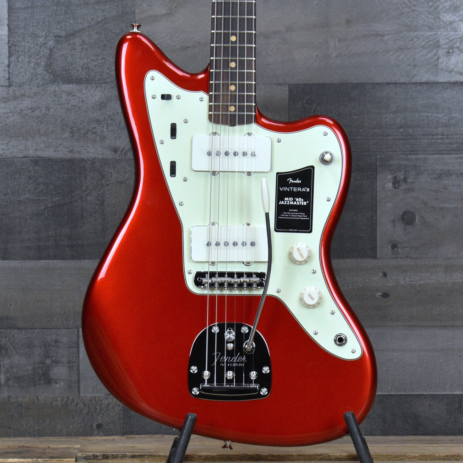 Fender Vintera III Mid 60s Jazzmaster – Candy Apple Red with Gigbag