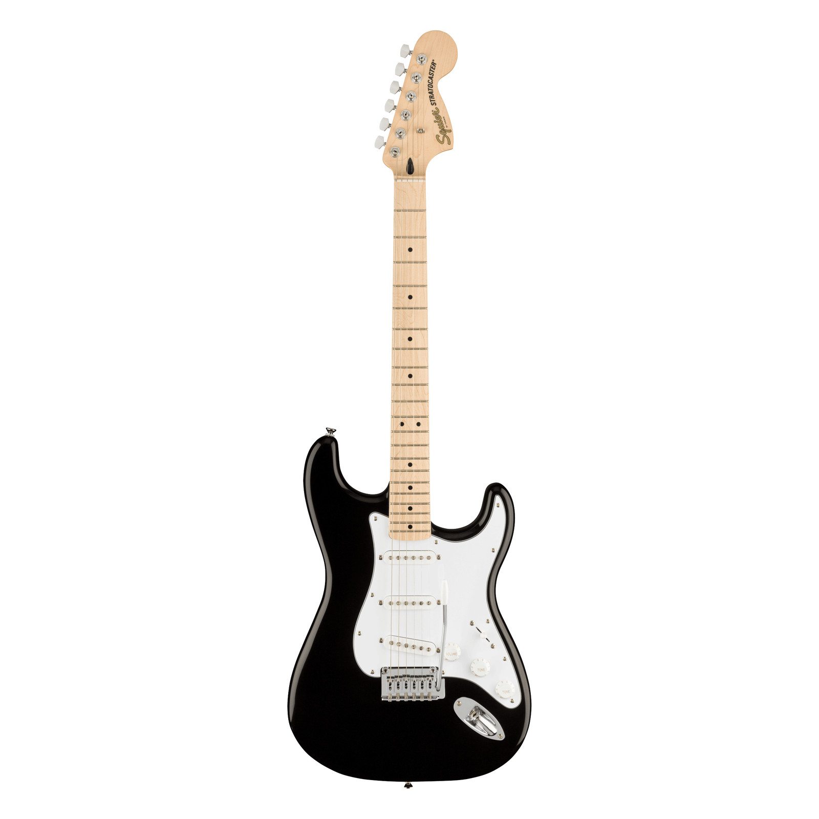 Used Squier Affinity Series Stratocaster – Black w/ Maple FB