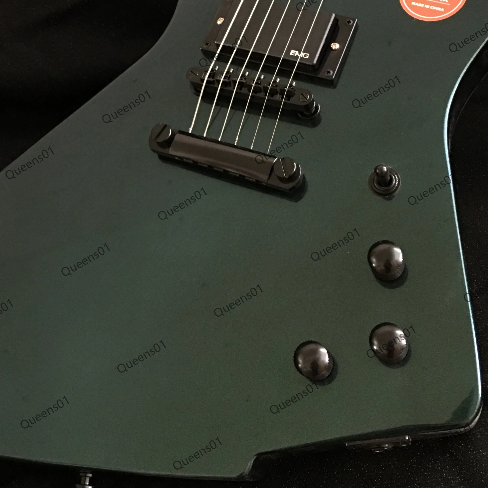 Electric Guitar Stainless Steel Rounded Fret Solid Body Color Change US Ship