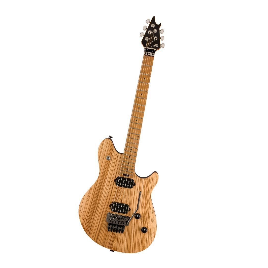 EVH Wolfgang WG Standard Exotic Zebrawood 6-String Electric Guitar Natural