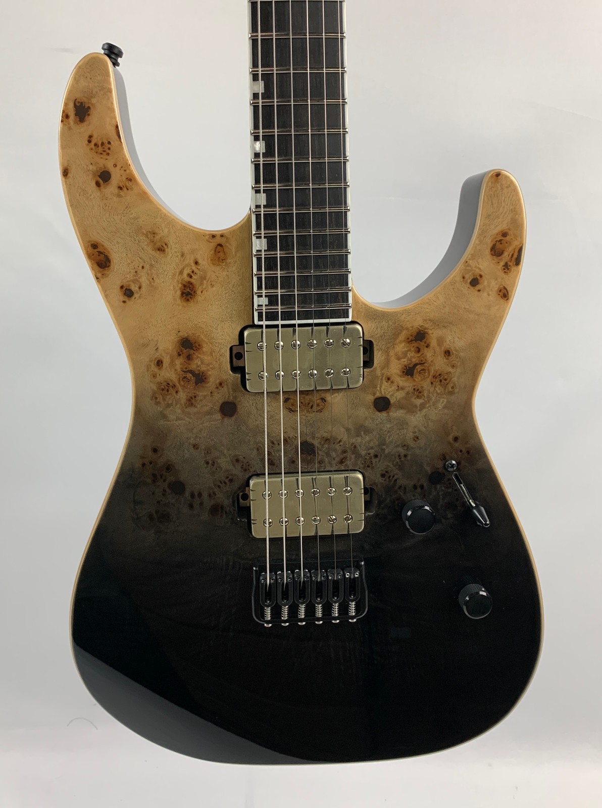 ESP E-II M-II NT Black Natural Fade Electric Guitar + Case B-Stock MIJ MII M2