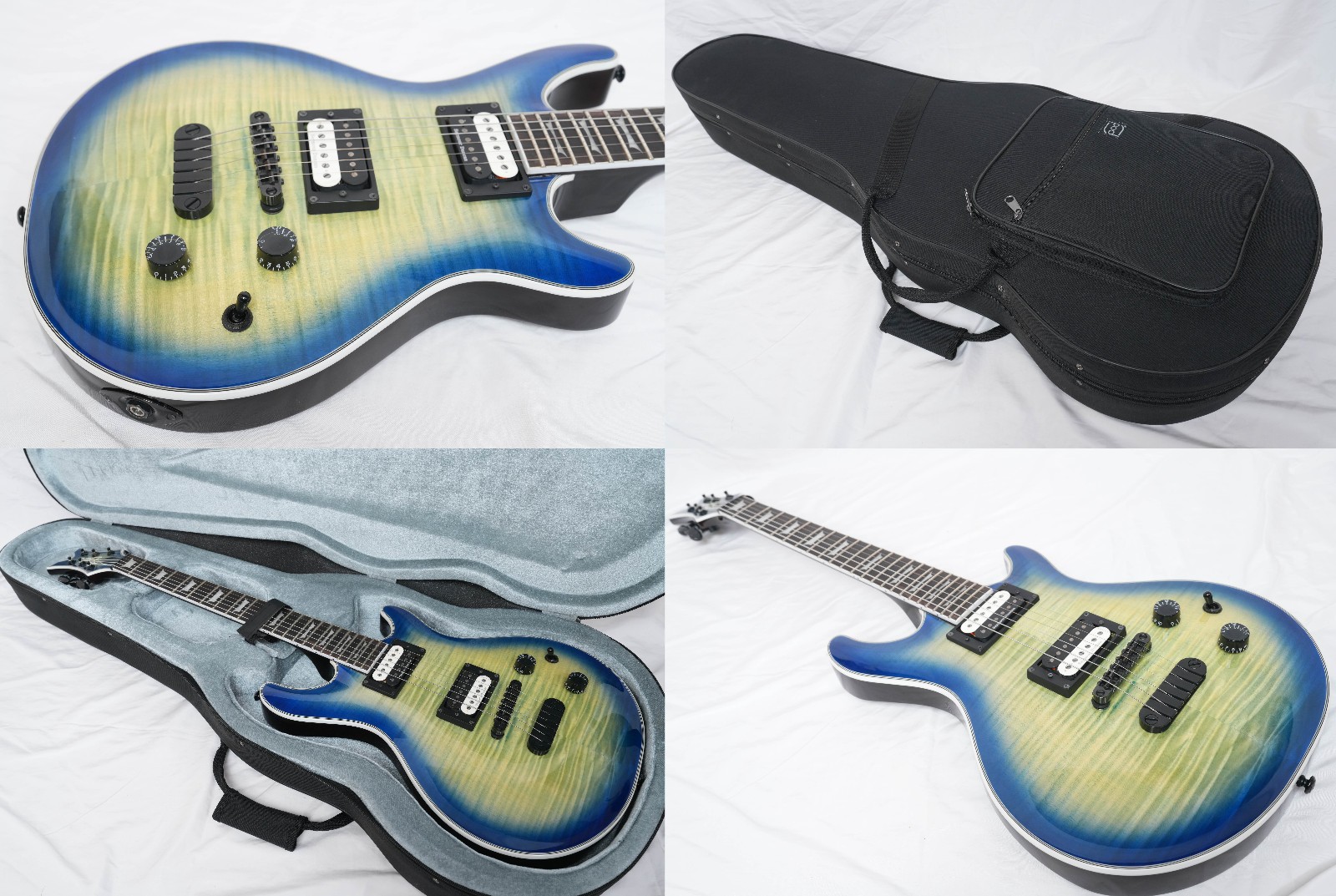 DEAN ICON SELECT Flame Top Ocean Burst, excellent condition, 2019 model