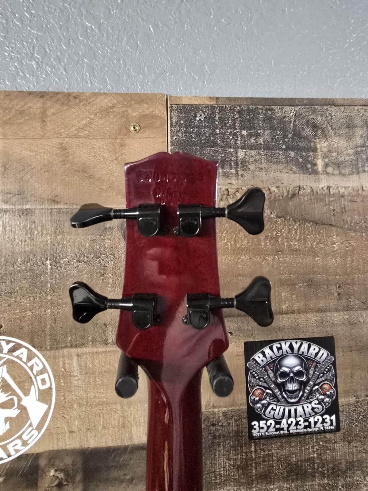 1997 Gibson Les Paul 4-String Electric Bass Guitar Wine Red W/ OHSC