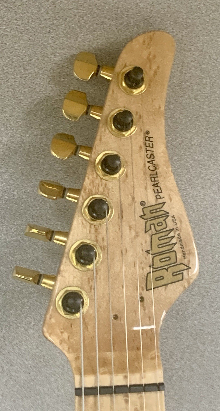 ED Roman Pearlcaster Electric Guitar Seymour Duncan Birdseye USA Made