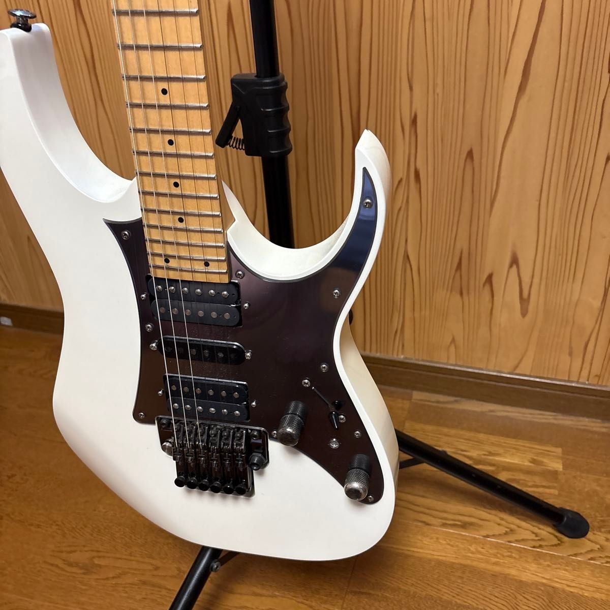 Ibanez RG2550MZA Electric Guitar Walnut Purple Metallic Sample