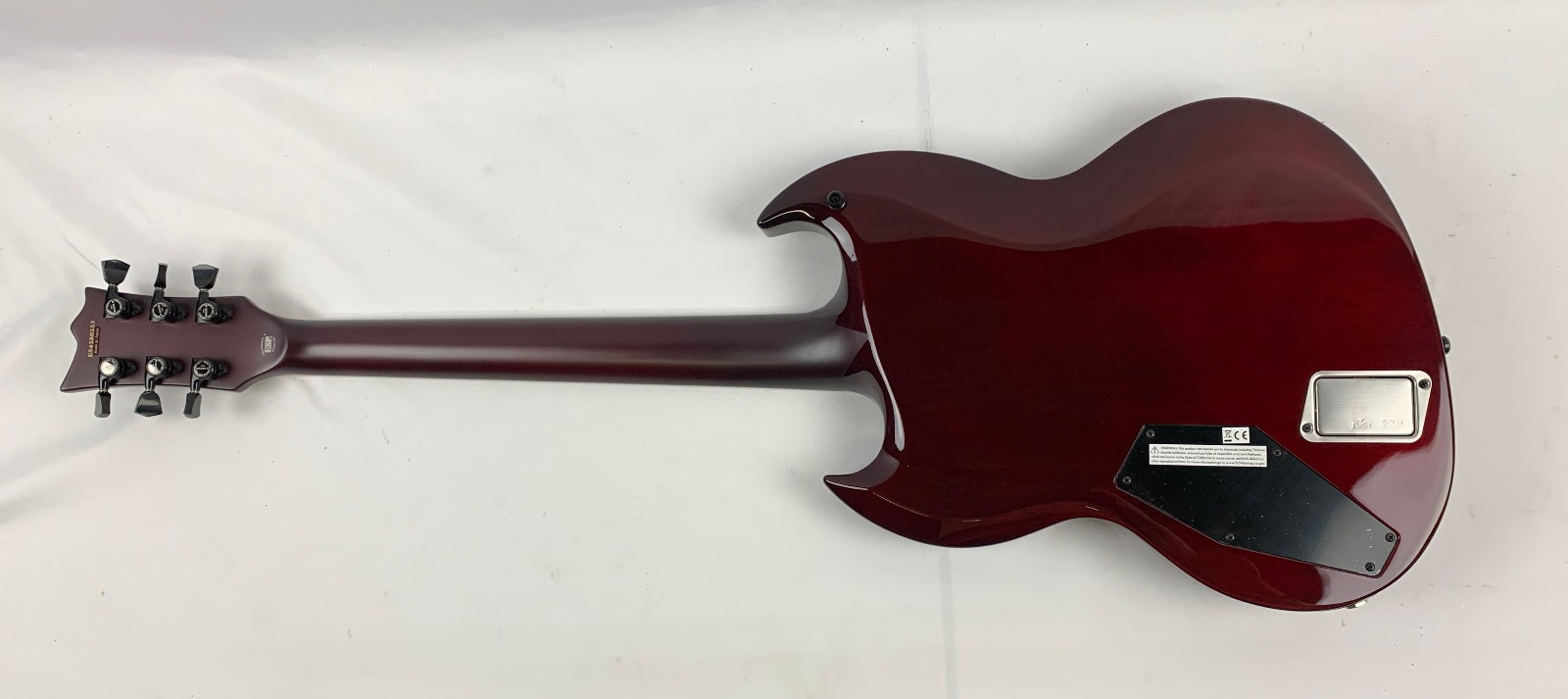 ESP E-II Viper Electric Guitar See Thru Black Cherry + ESP Case – B-Stock – EII