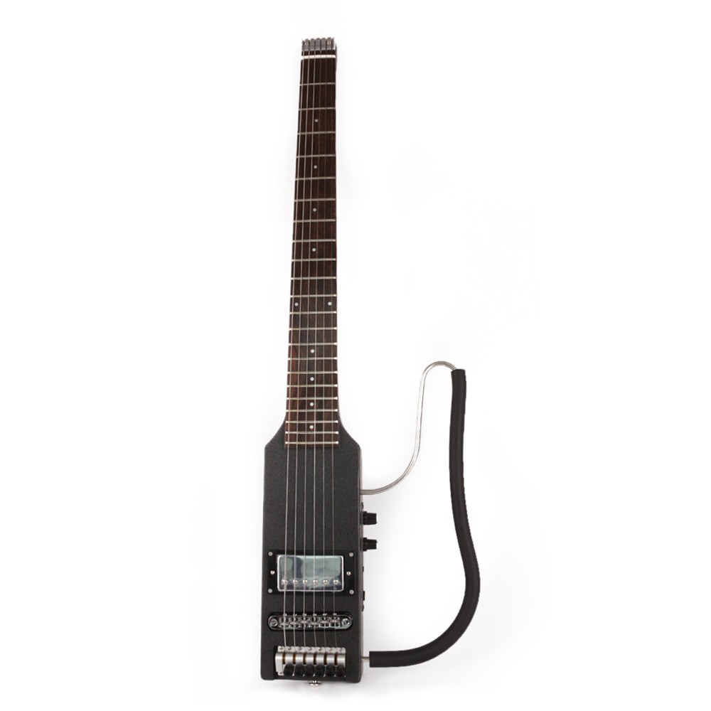 Full scale length Electric Guitar Headless Silent Travel Portable Effect&Bag E75