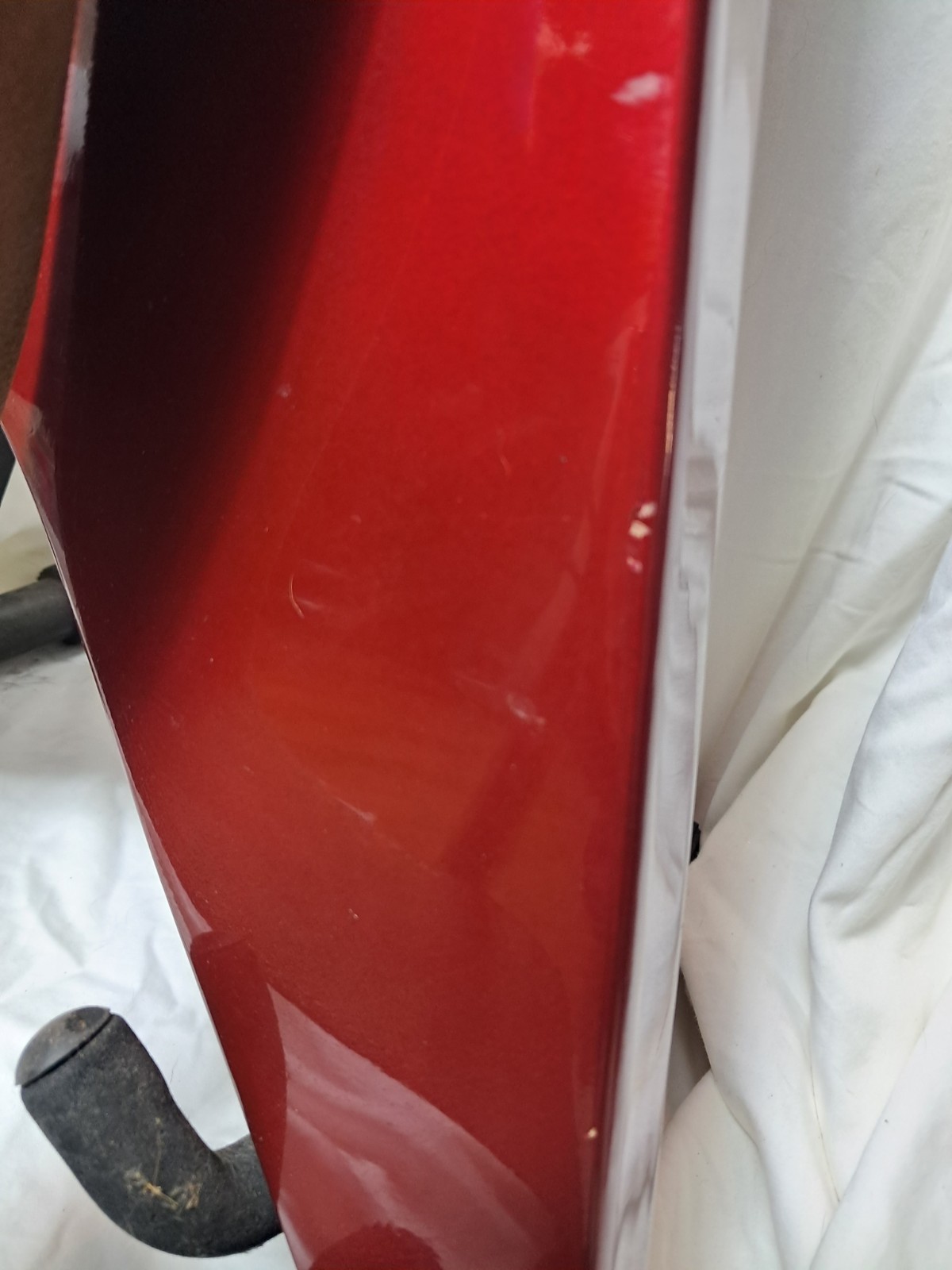Vintage 1980s Harmony Flying V Electric Guitar Red w/ Soft Case