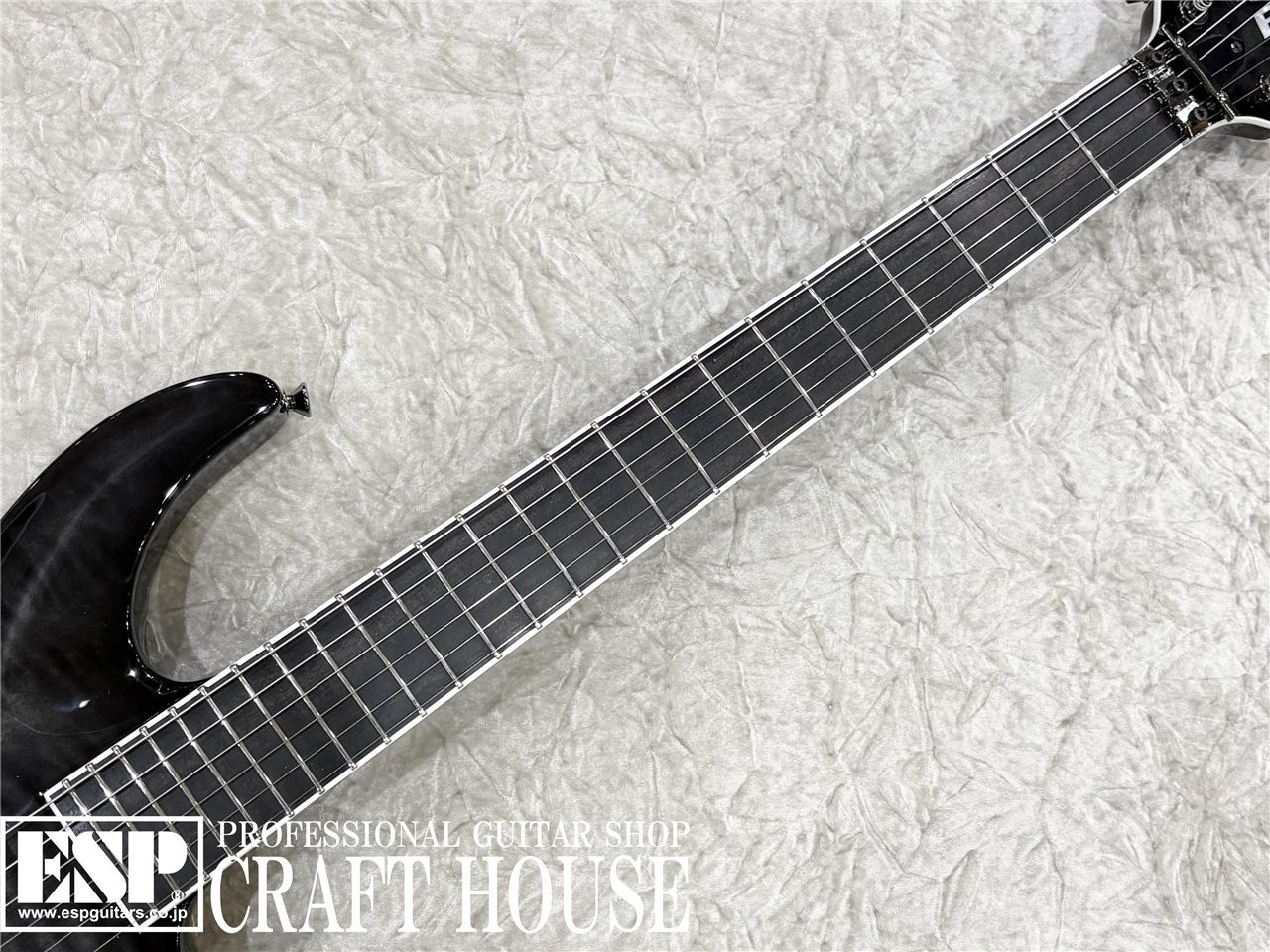 E-II Horizon SGZ Custom Quilt See Thru Black X JAPAN SUGIZO Signature Model Used