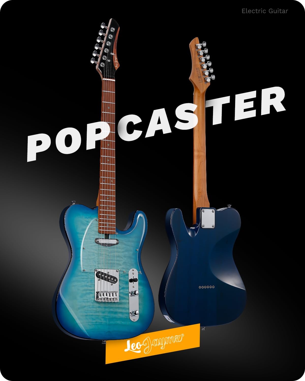 TL Electric Guitar – Ocean Maple , Mahogany Body, Maple Neck – Alnico V Pickups,