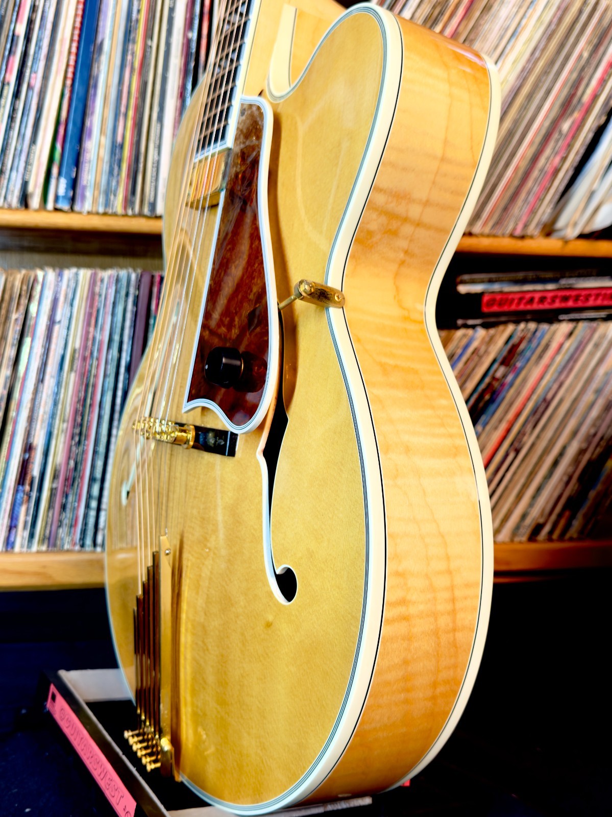 1997 Gibson Custom Shop LeGrand • Carved & Flamed Maple Back, Sides, & neck