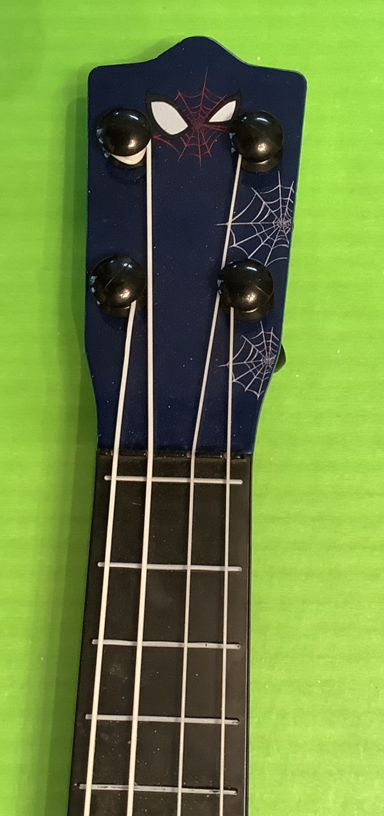 Spider-Man, FIRST ACT MARVEL Guitar/Ukelele Toy 4 Nylon Strings, 16″