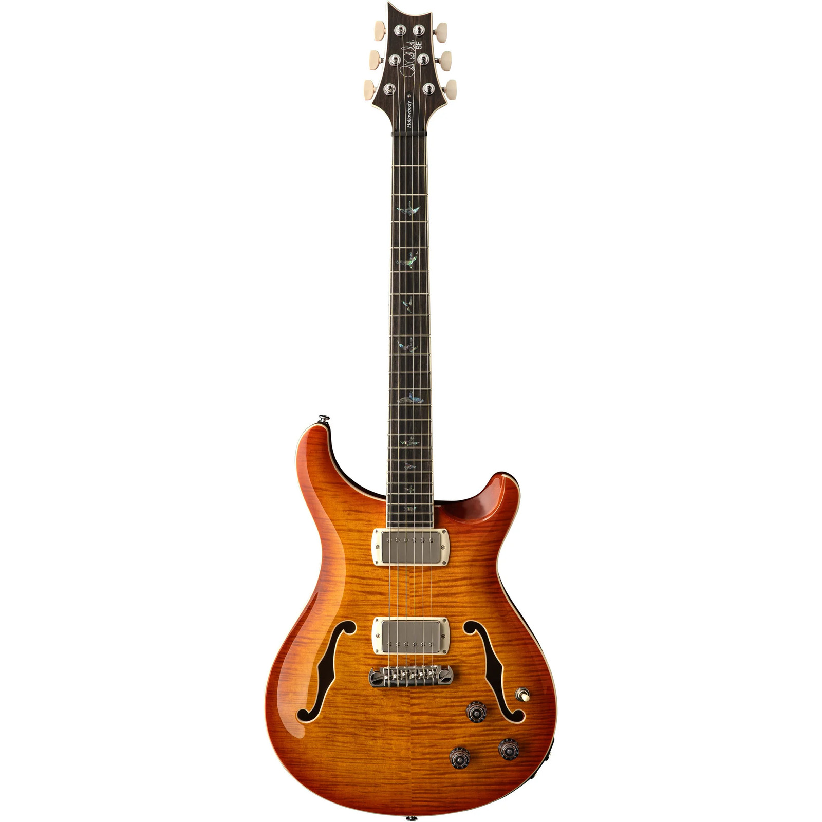 PRS SE Hollowbody II Piezo Electric Guitar – Vintage Sunburst