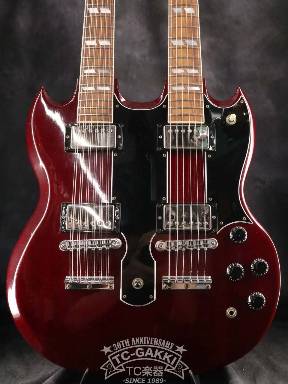Gibson 1991 EDS-1275 Cherry Double Neck Guitar Used