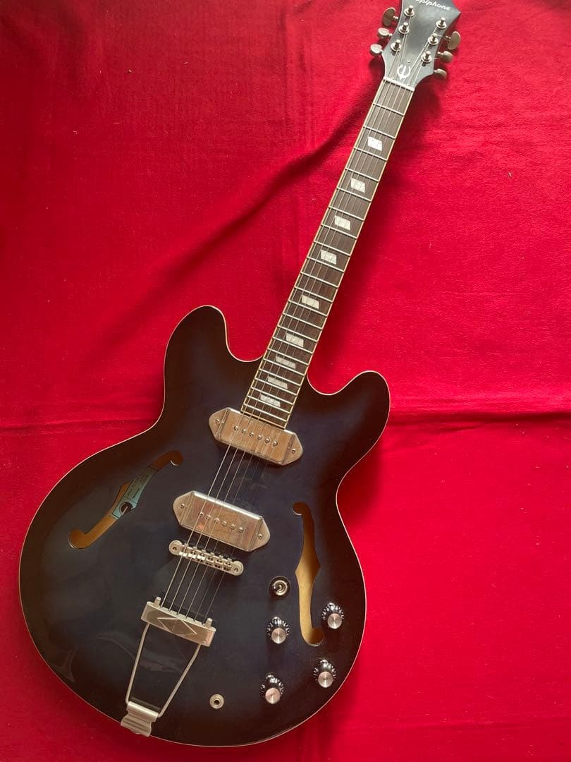 Epiphone Gary Clark Jr Blak & Blu Casino 2607TK