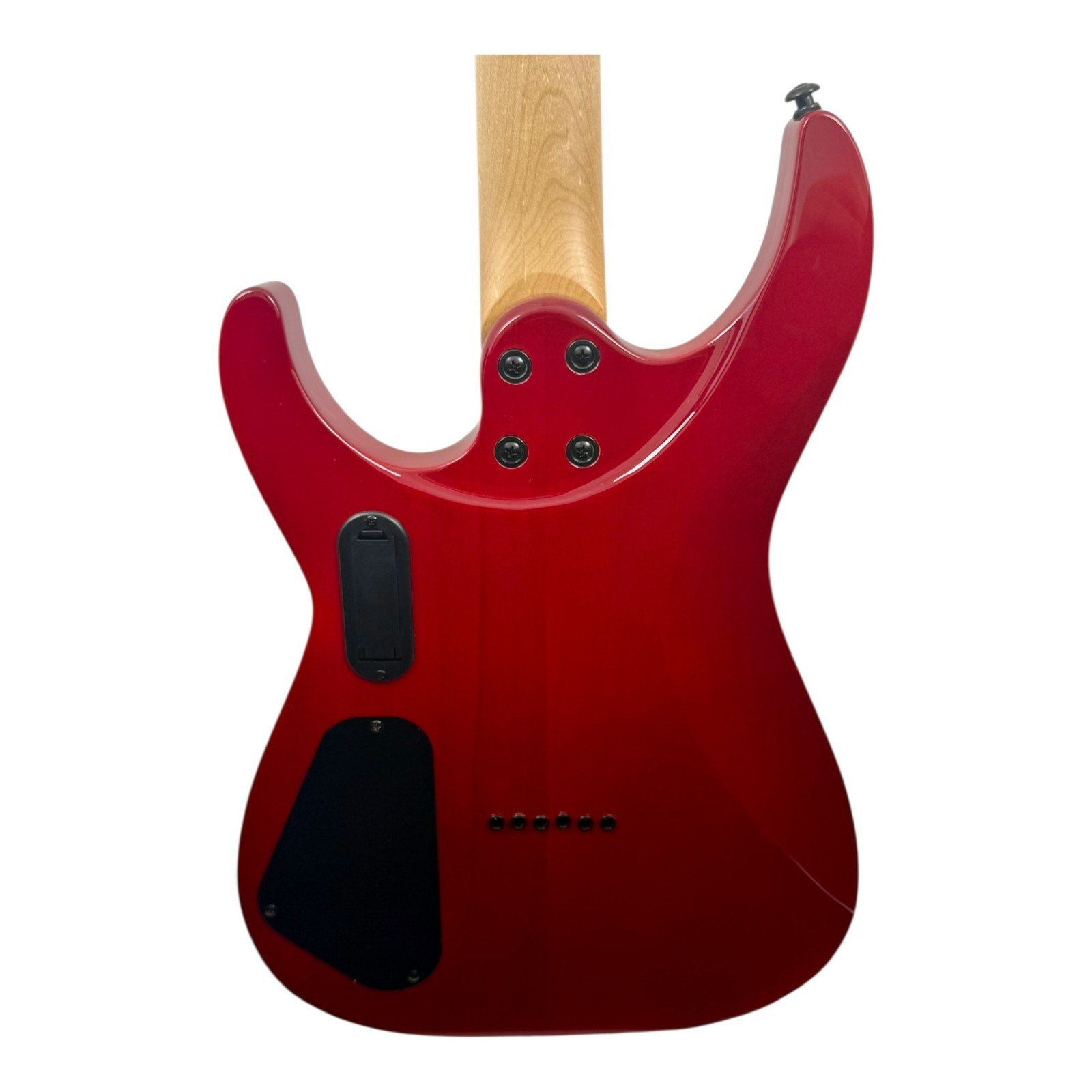 Haze HAX Active Humbuckers 24 Frets Electric Guitar – Dark Cherry Tiger – 6LFQRD