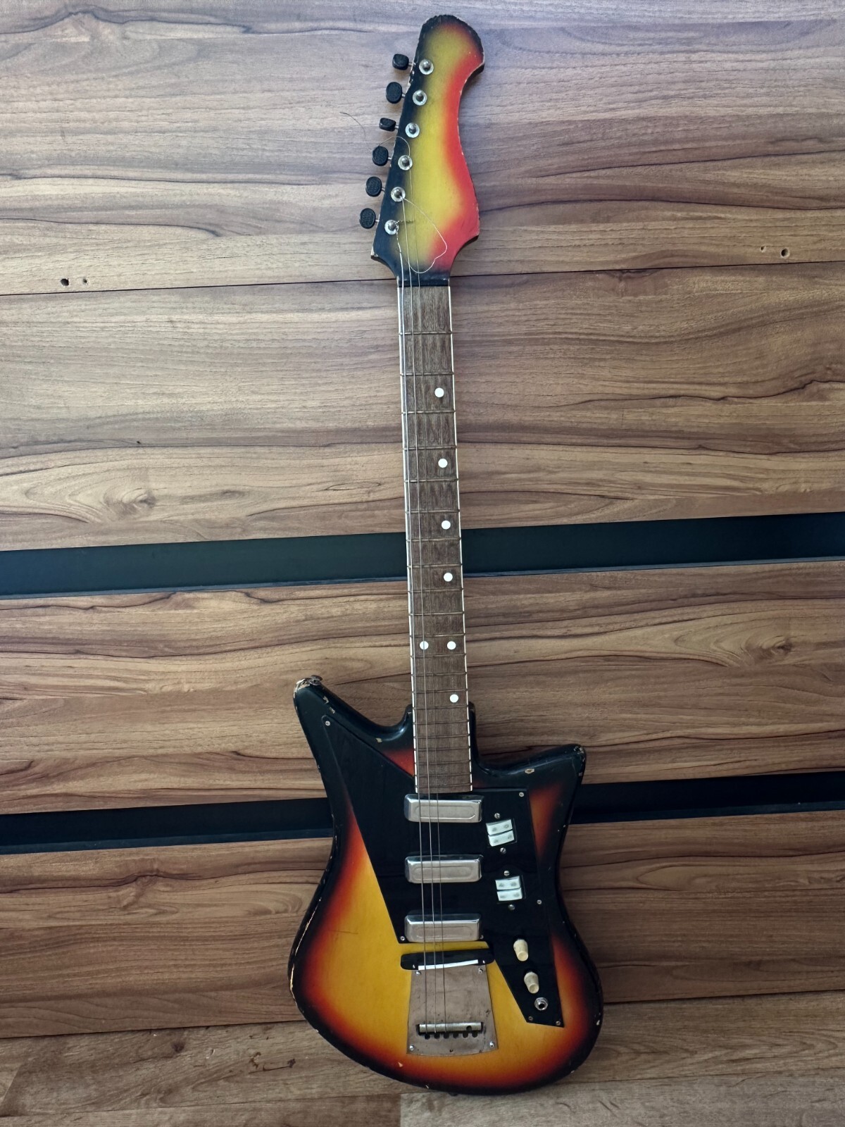 Odessa Ukrainian USSR Soviet Electric Guitar Odesa Vintage Rare