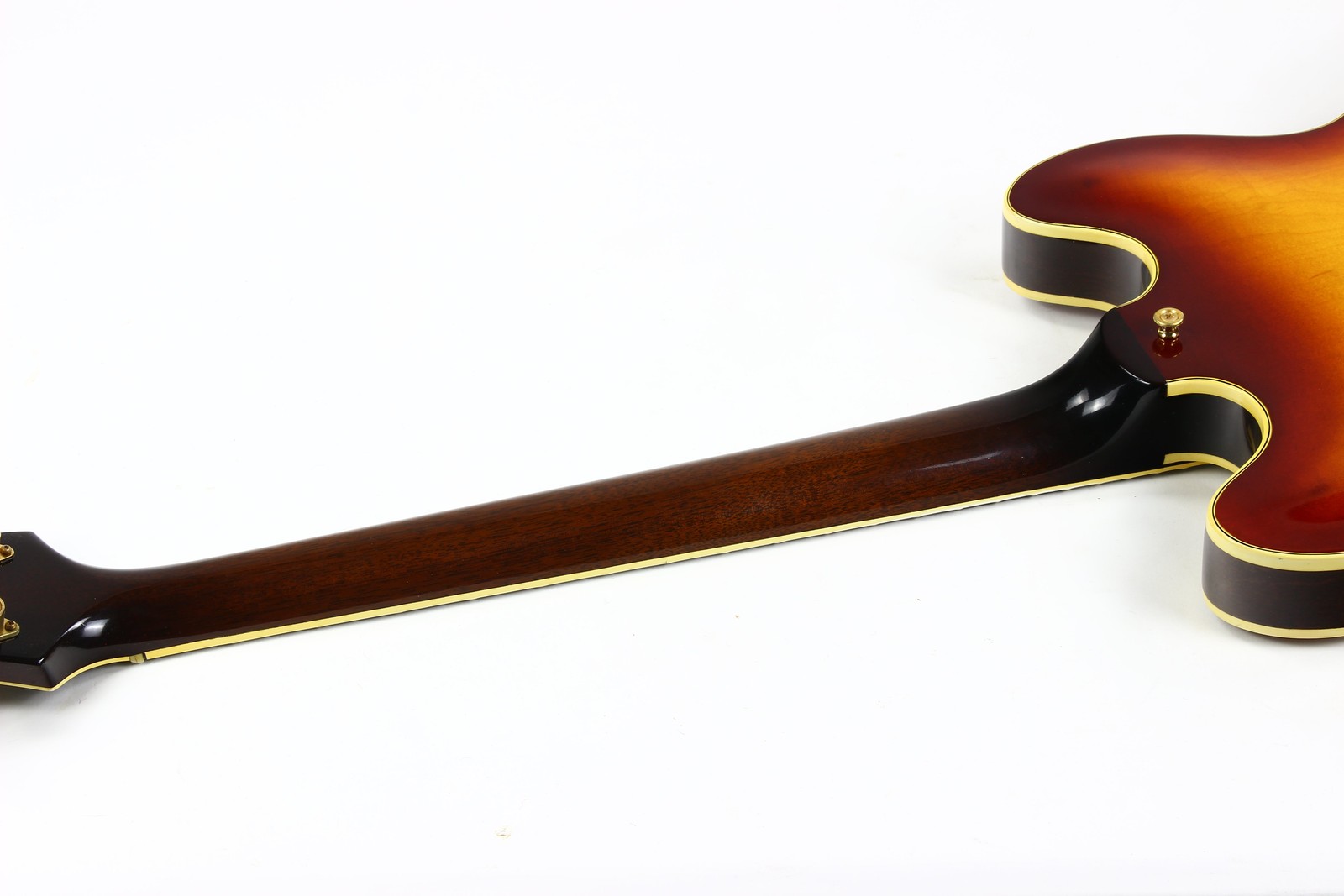 1964 Epiphone Sheraton Sunburst w Original Case | Wide Nut Vintage Kalamazoo