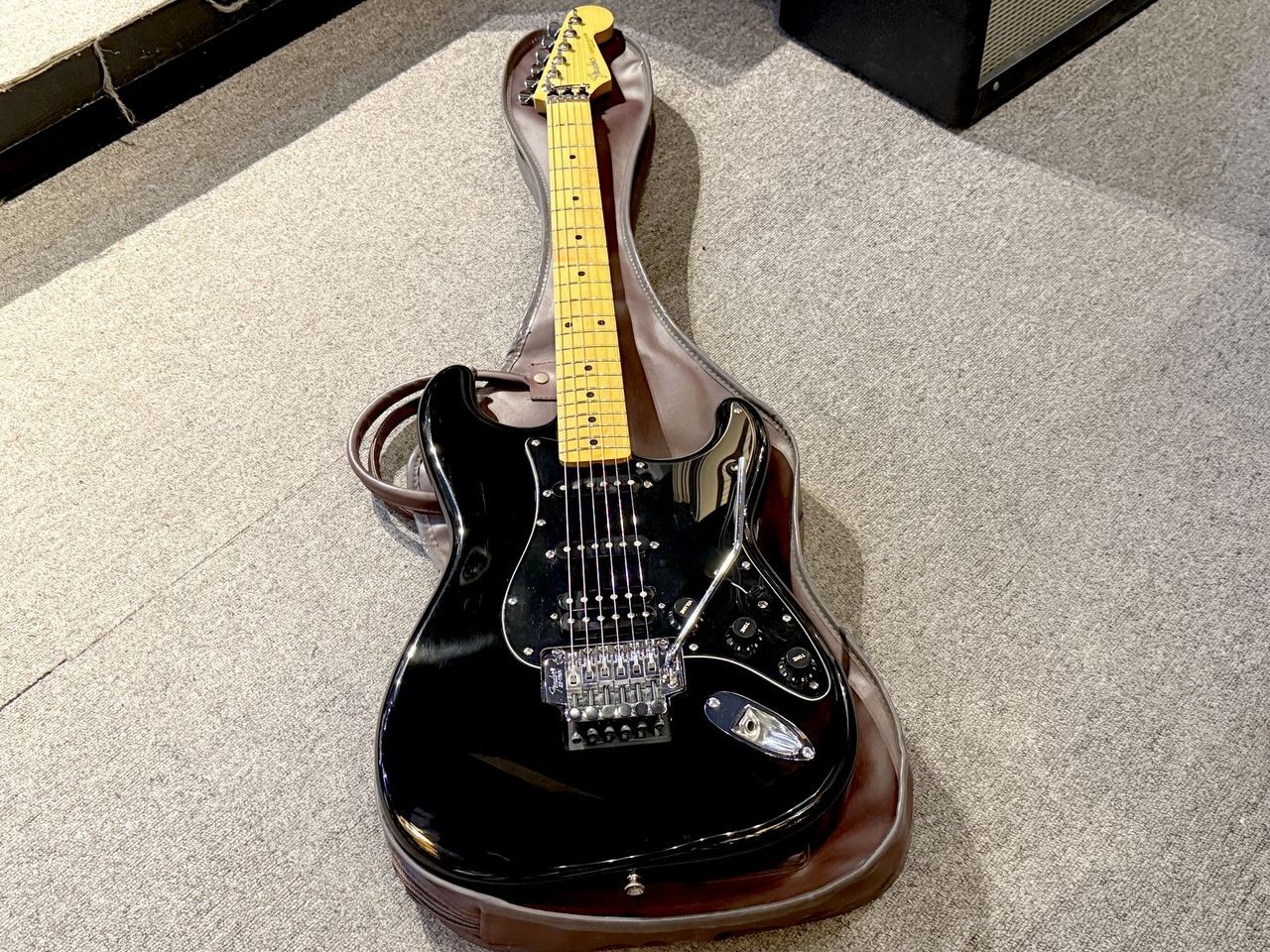 Fender Japan ST-55F Stratocaster Black MIJ 1986-1987 Floyd Rose Used