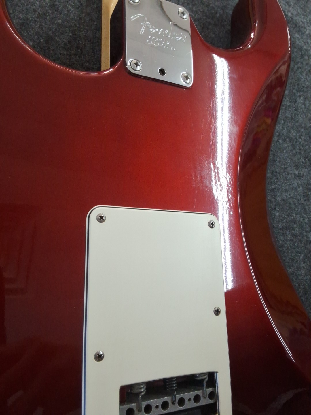 2003 Fender Stratocaster Maple Mexico Fat Red Wine