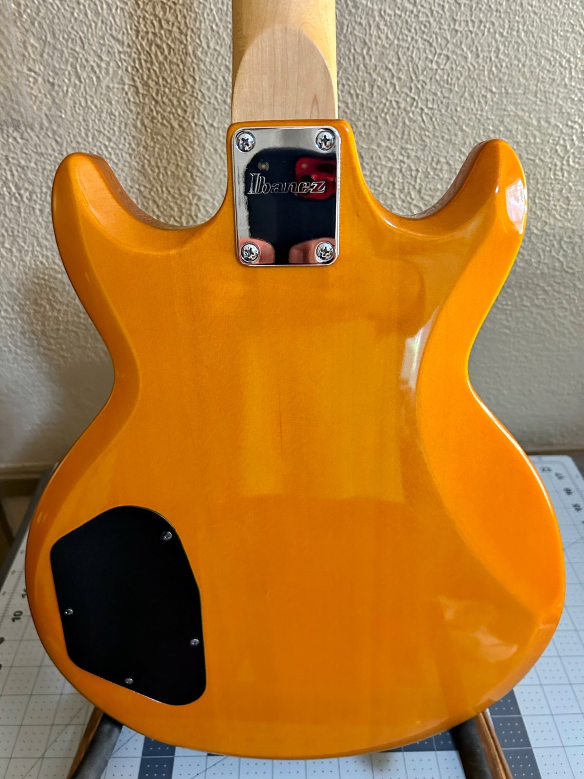 Ibanez Butterscotch GAX70 Electric Guitar with Floyd Rose FRX Tremolo Bridge