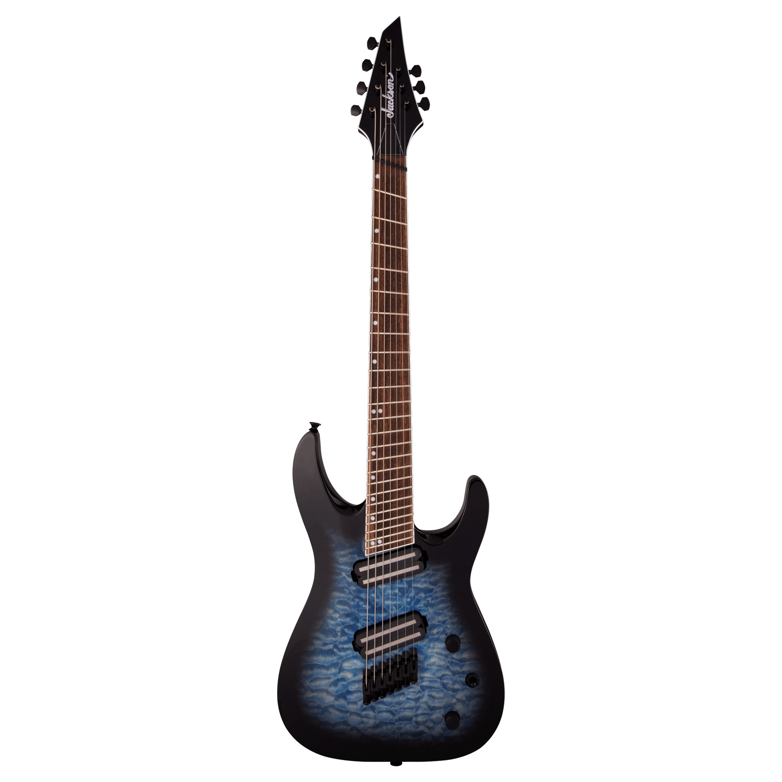 Used Jackson X Series Soloist Arch Top SLATX7Q MS – Trans Blue Burst