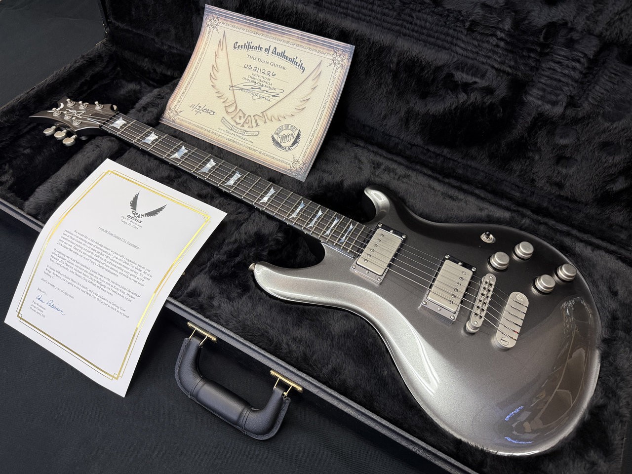 DEAN USA ICON “Metallic Pewter” (no260703)