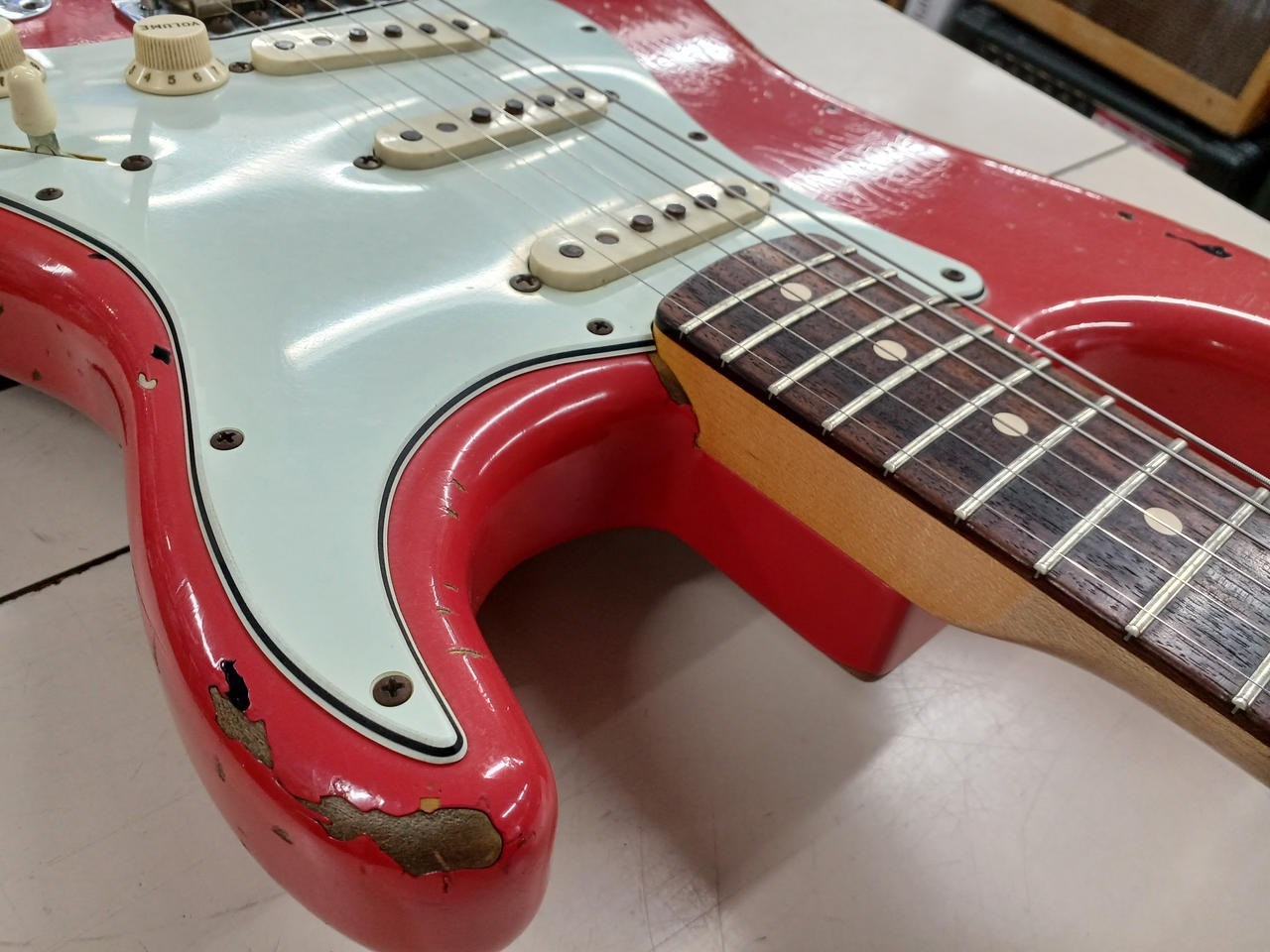 Fender Custom Shop 1963 Michael Landau Strat Fiesta Red 3 Tone Sunburst Relic