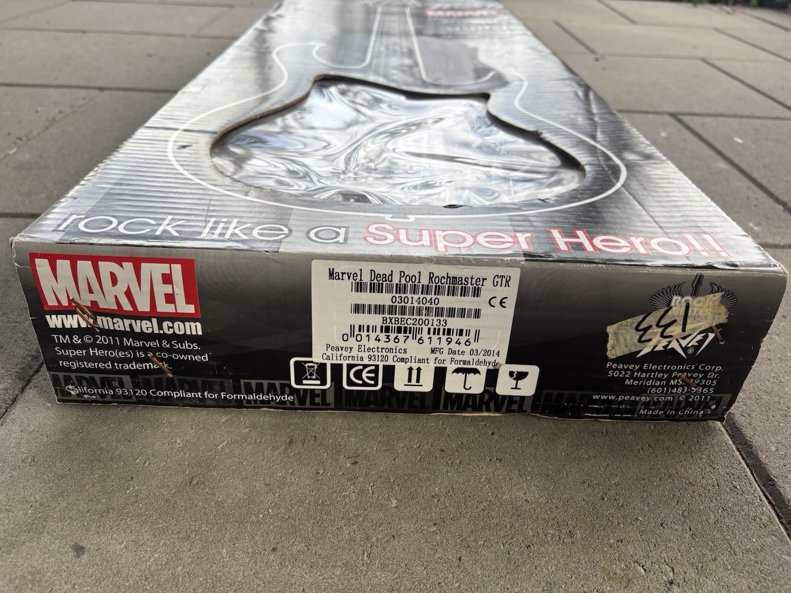 Peavey Marvel Dead Pool Rockmaster Special Edition Electric Guitar -NEW OPEN BOX